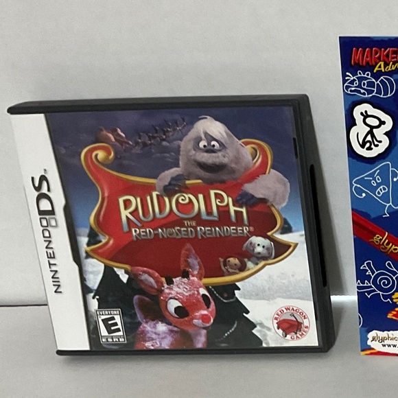 Nintendo DS Other - Rudolph the Red-Nosed Reindeer Nintendo DS Game  Bookmark Included